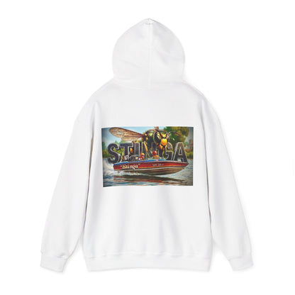 Copy of Copy of The Tribute Range - STINGA Australian Water Ski Racing Hoodie. Bad Lad Oz has paid homage to the iconic STINGA with our Tribute Collection