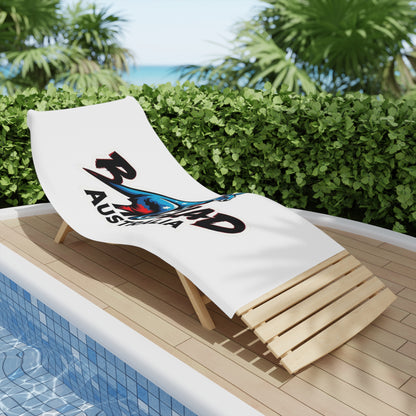 Beach Towel - Australian Water Ski Racing Kangaroo