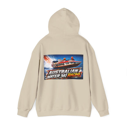 Australian Water Ski Racing Old School legend SHOWDOWN, is featured on this Bad Lad Tribute hoodie sweatshirt