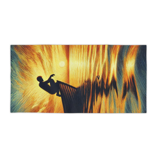 Local Art Beach Towel - Reflection