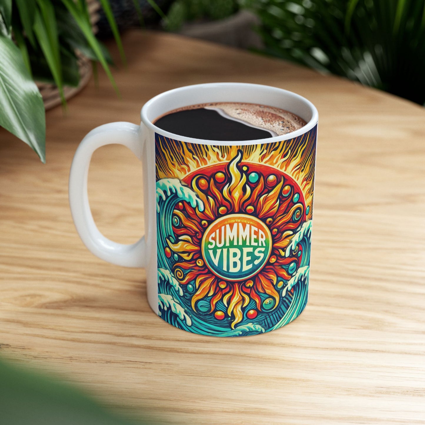 Bad Lad Oz Summer Vibes Ceramic Mug