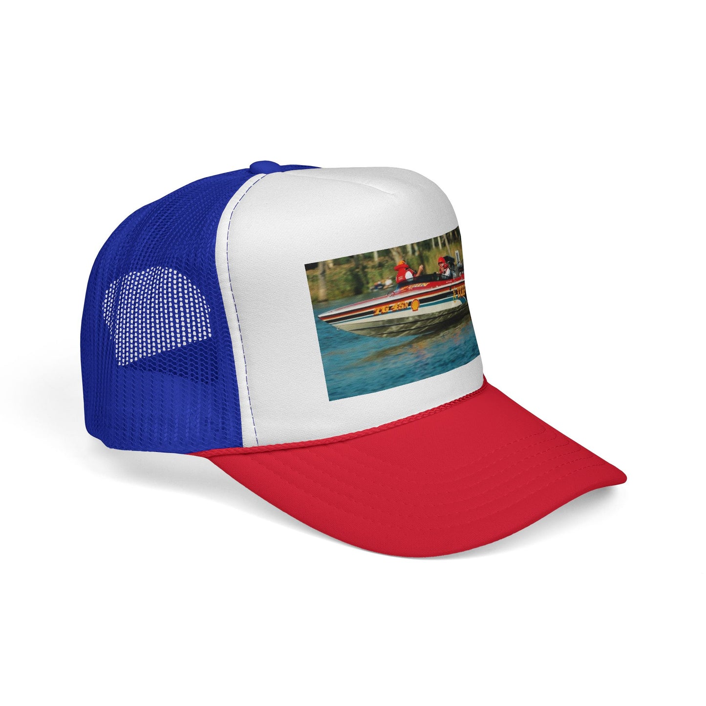 Australian Water Ski Racing Tribute Trucker Cap - TOP GUN ✈️ Bad Lad Oz celebrates the incredible success of the ski racing titan itself.
