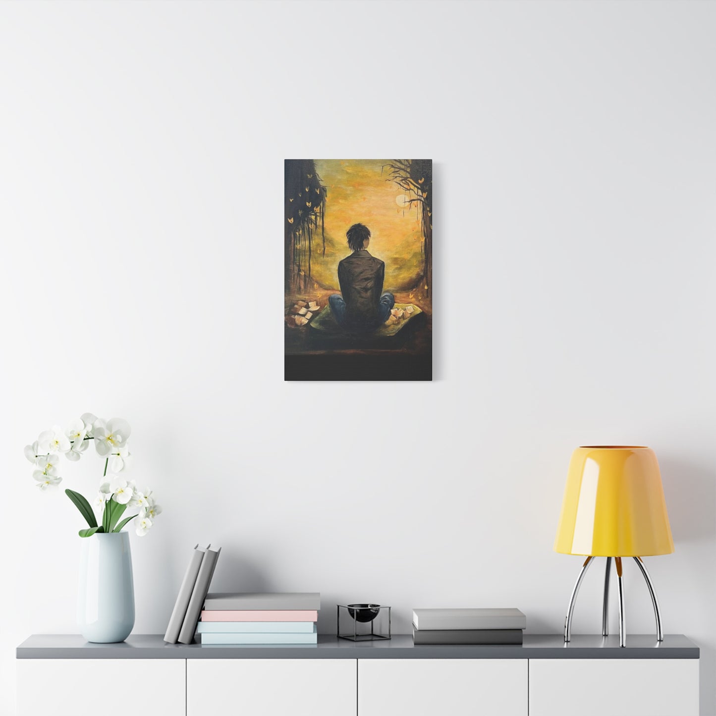 Hand Painted Canvas Wall Art Print - Serenity