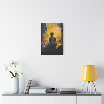 Hand Painted Canvas Wall Art Print - Serenity