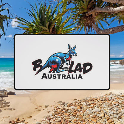 Bad Lad Australia Ski Racing Mouse Pad