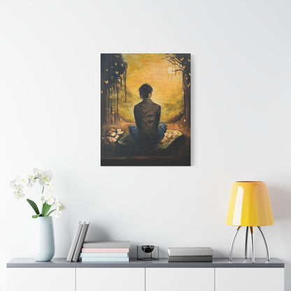 Hand Painted Canvas Wall Art Print - Serenity