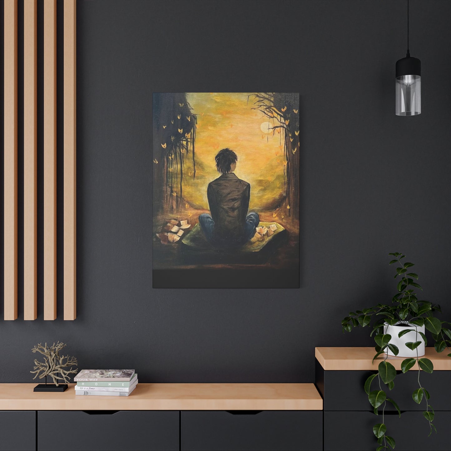 Hand Painted Canvas Wall Art Print - Serenity