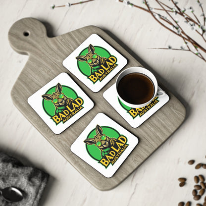 Bad Lad Bad Roo Cork Drink Coasters