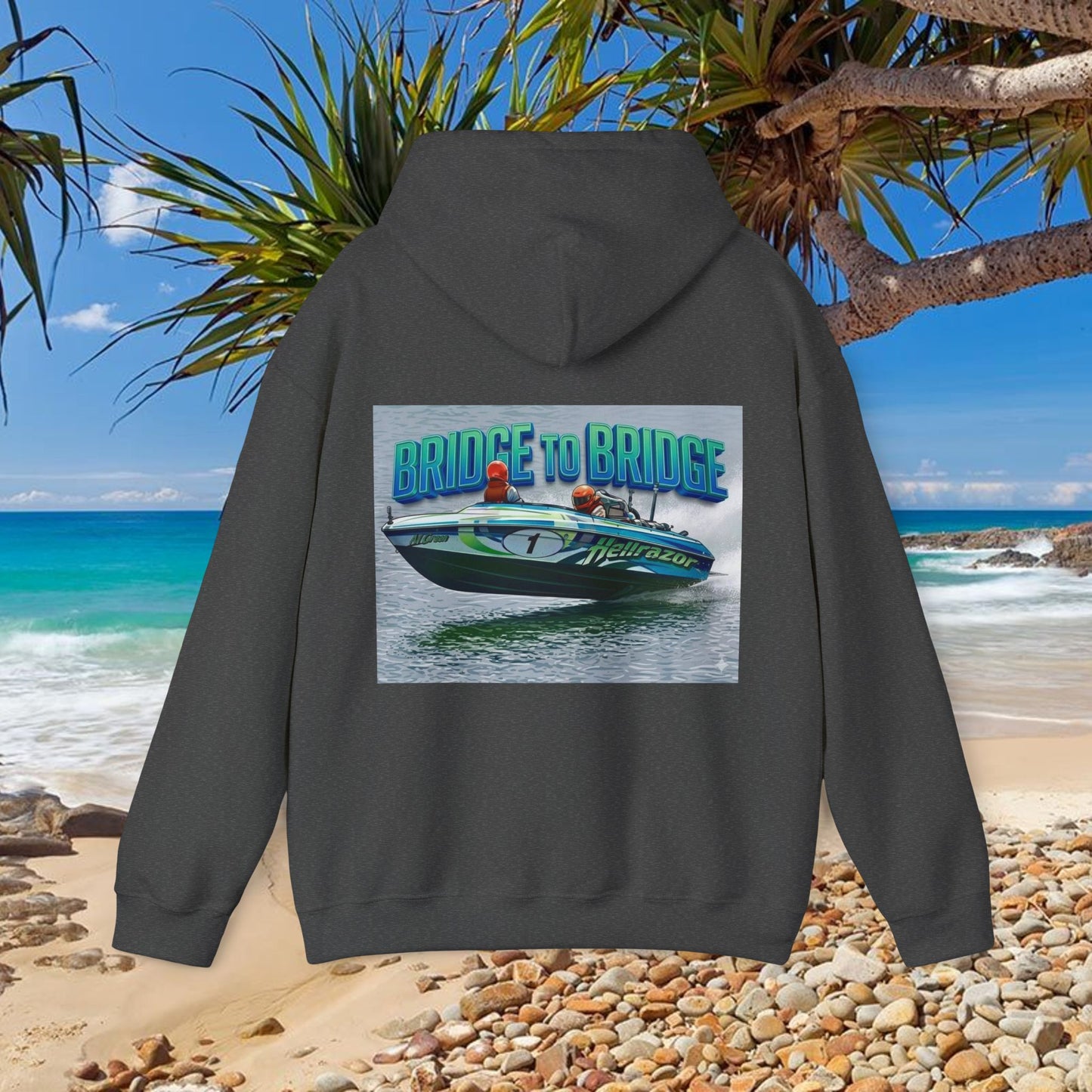 HELLRAZOR Bad Lad Oz Ski Racing Tribute Hoodie Aussie