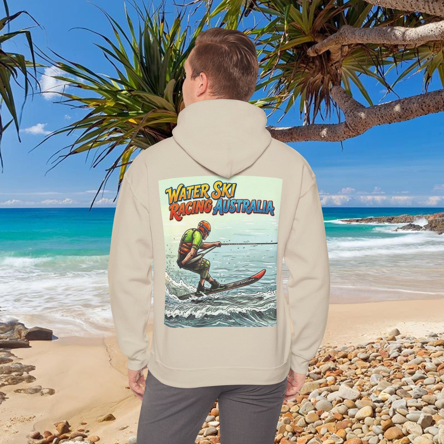 The Tribute Range - Water Ski Racing Australia Hoodie is available now ! Don’t miss out ! Bad Lad Oz Waterski race sweatshirt