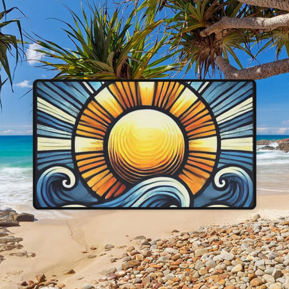 Blue Sun Computer Mouse Pad