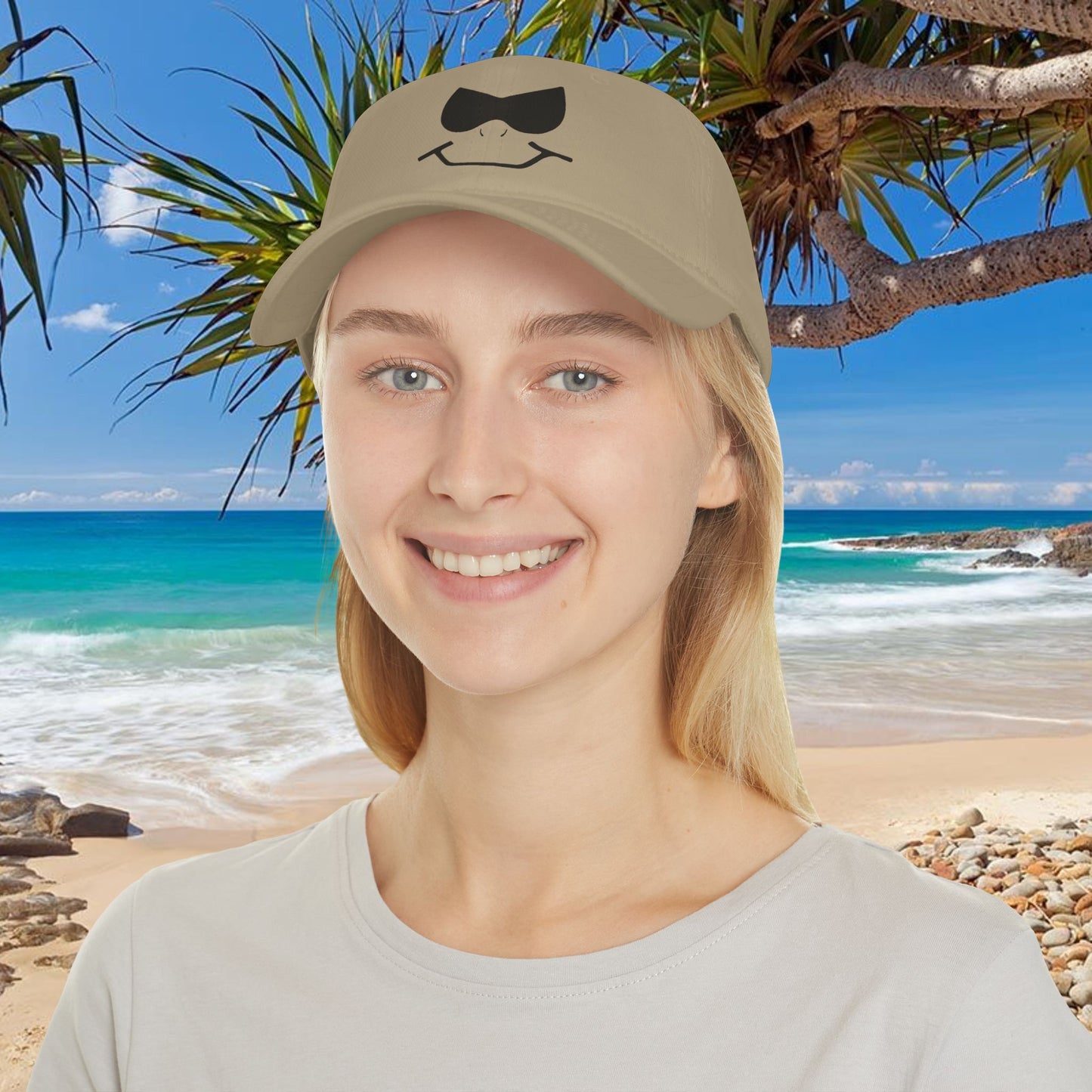 Smiley Bad Lad Baseball Cap