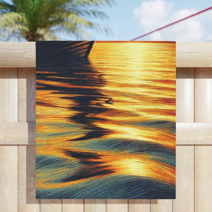 Local Art Beach Towel - Reflection