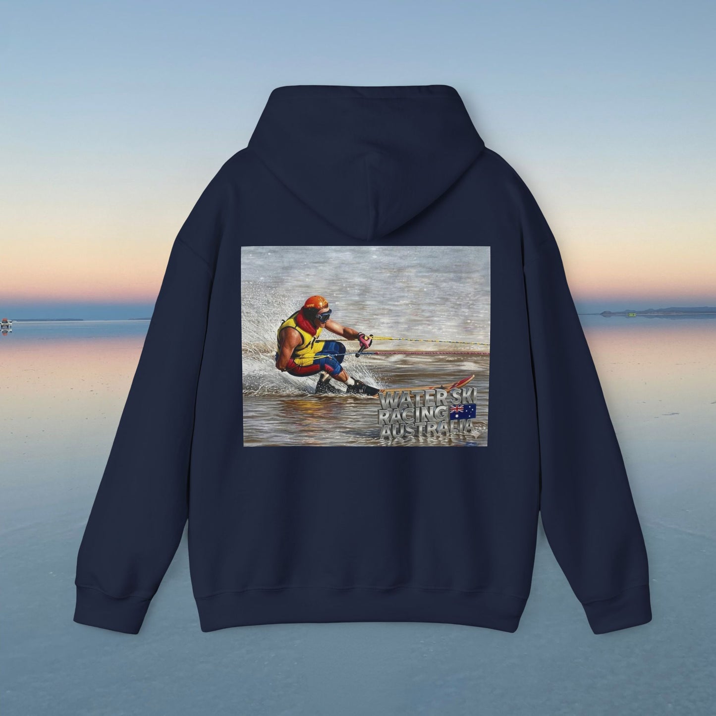 The Tribute Range - Down Low Australian Water Ski Racing Hoodie