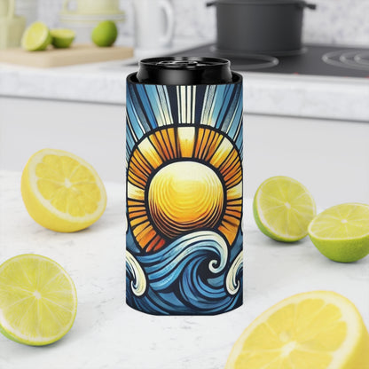 Bad Lad Ocean Sunwaves Stubbie Holder