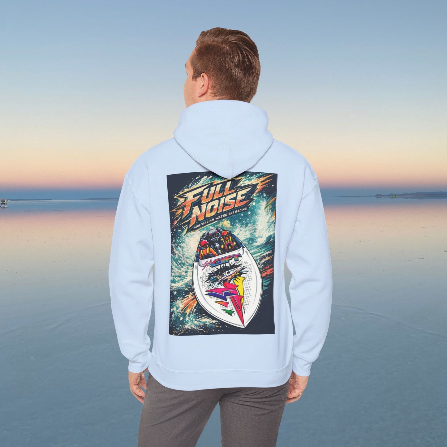 Gods Gift Water Ski Racing Hoodie | Powerboat Twin Turbo Retro Waterski Legend