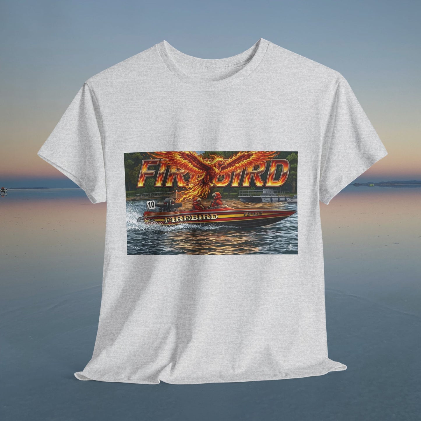 Australian Water Ski Racing Tribute Tee - Firebird