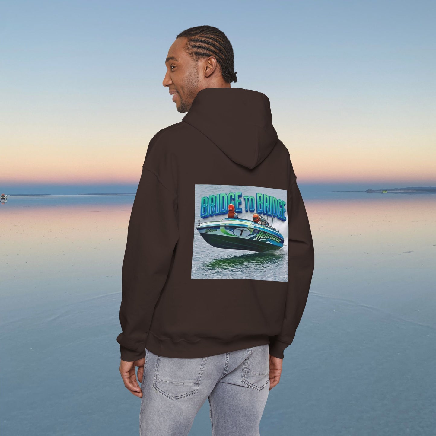 HELLRAZOR Bad Lad Oz Ski Racing Tribute Hoodie Aussie