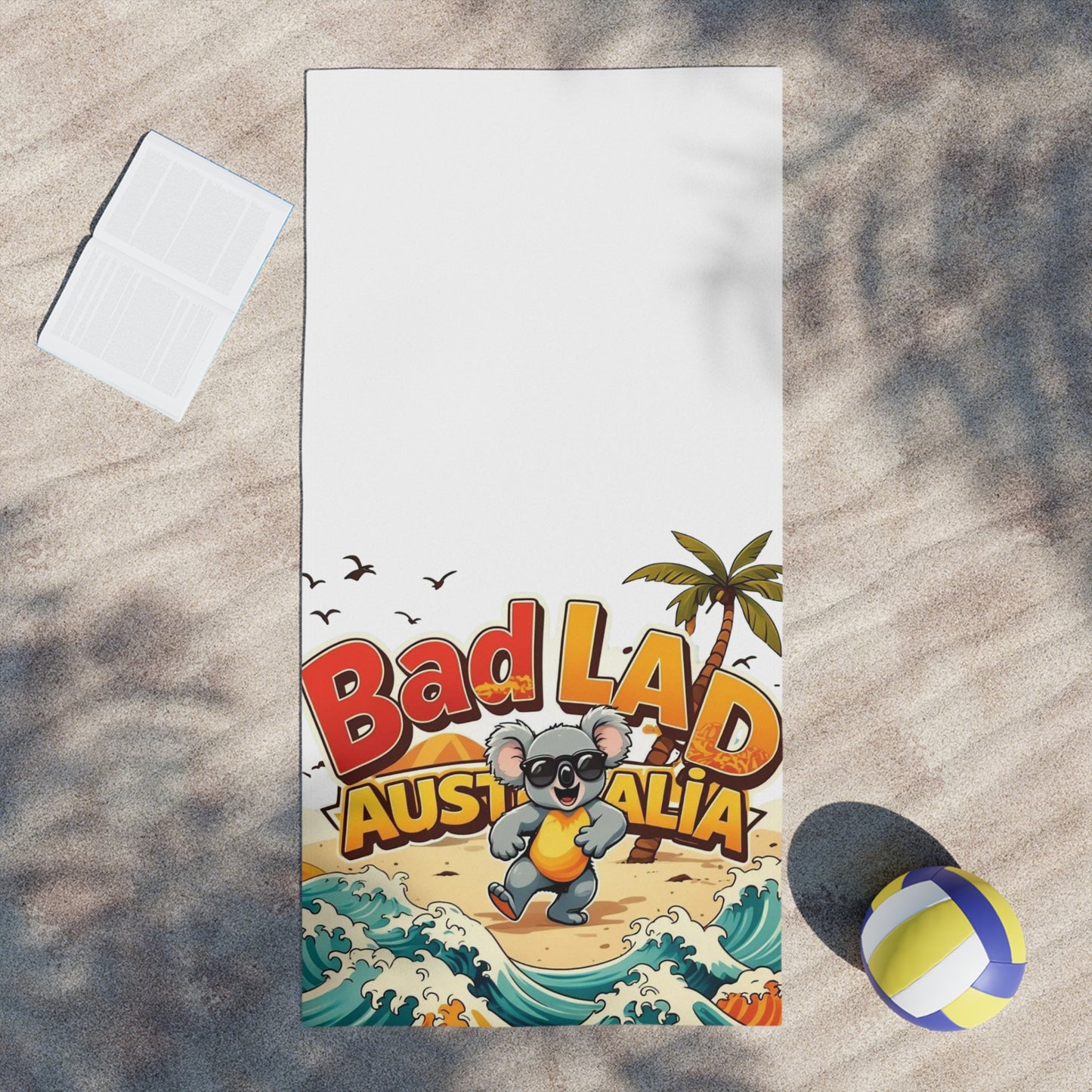 Bad Lad Australia Koala Beach Towel