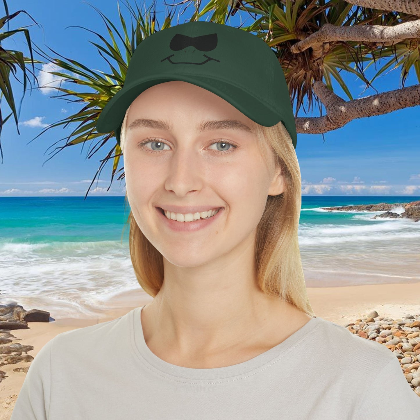 Smiley Bad Lad Baseball Cap