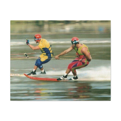 The Bird Water Skiing Canvas Wall Art
