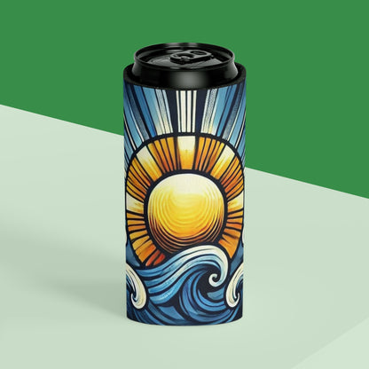 Bad Lad Ocean Sunwaves Stubbie Holder