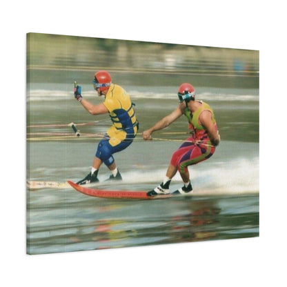 The Bird Water Skiing Canvas Wall Art