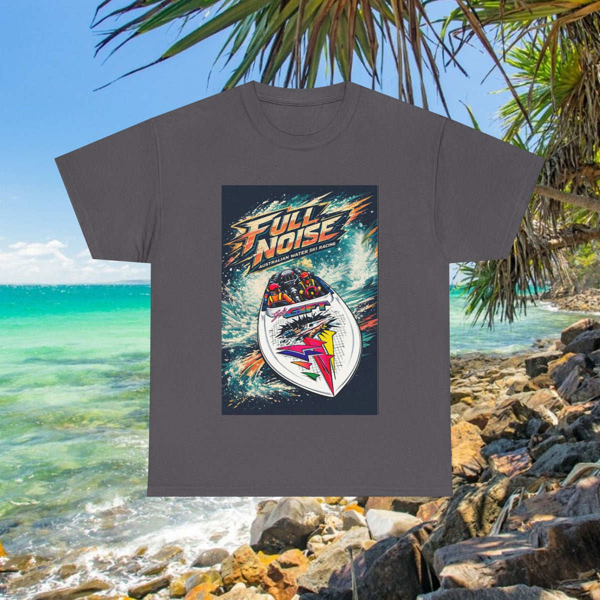Gods Gift Australian Waterski Racing Boat Tribute Tee | Twin Turbo Old School Aussie Champion Game Changer