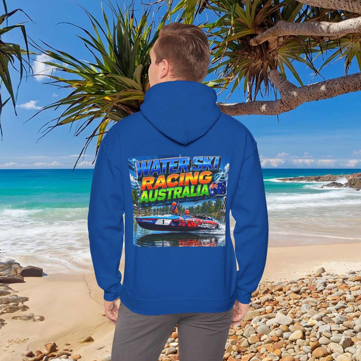 MERC FORCE Bad Lad Oz Ski Racing Australia Tribute Hoodie.