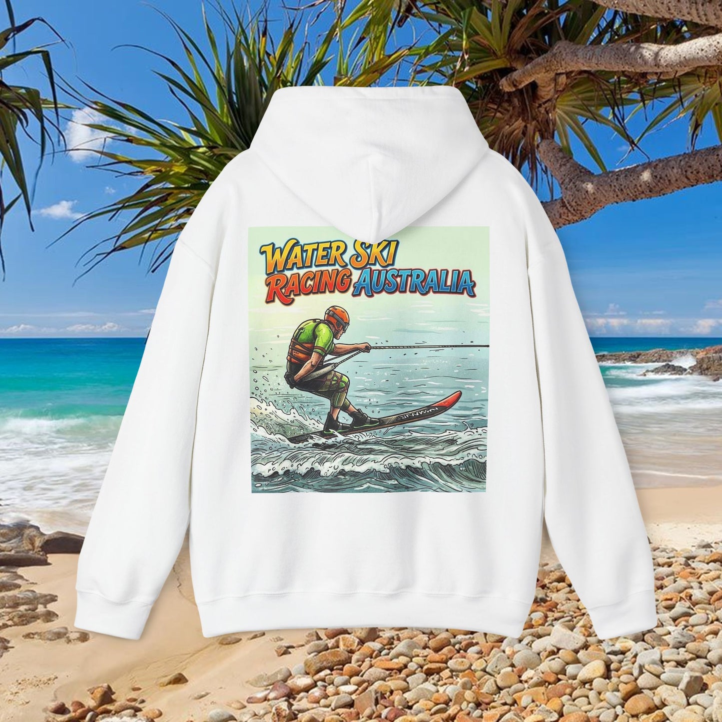 The Tribute Range - Water Ski Racing Australia Hoodie is available now ! Don’t miss out ! Bad Lad Oz Waterski race sweatshirt