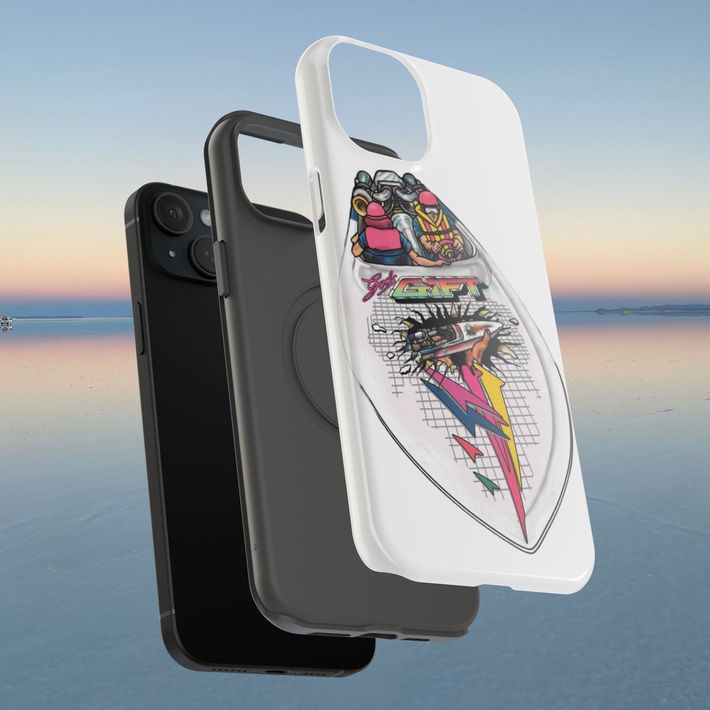 Australian Water Ski Racing Impact Resistant Gods Gift Tribute Phone Cover