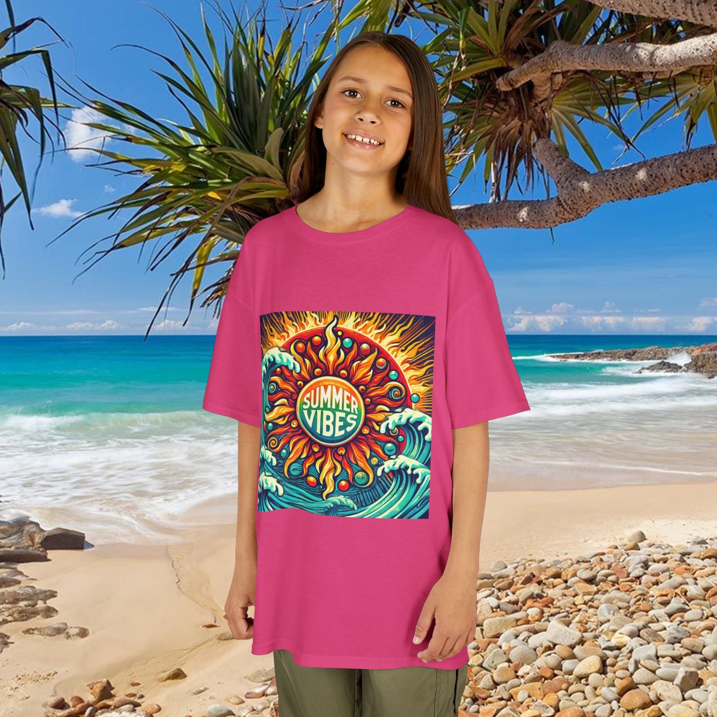 Summer Vibes Kids Tshirt