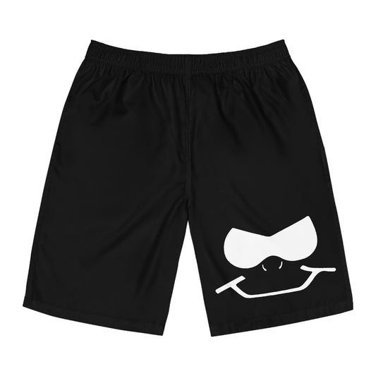 Men's Board Shorts — Bad Lad Smiley Graphic