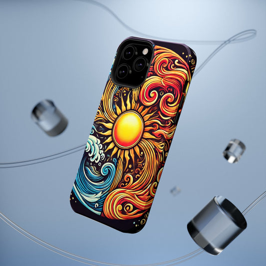 Bad Lad Oz Fire Wave Impact-Resistant Phone Case