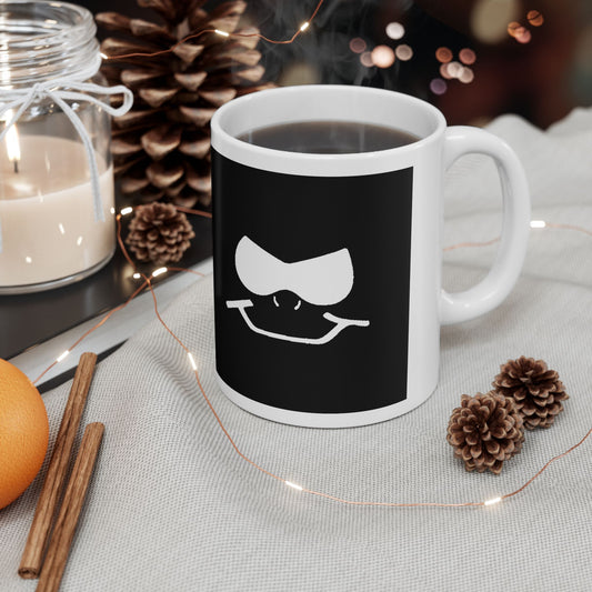 Bad Lad Oz Black Smiley Mug