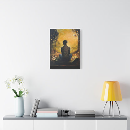 Hand Painted Canvas Wall Art Print - Serenity