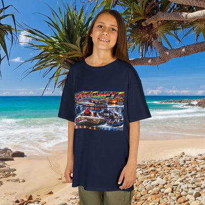 Gods Gift Kids Tribute Tshirt design is colourful and bright with some old school cool from Bad Lad Oz  A great unisex idea