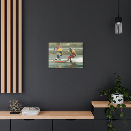 The Bird Water Skiing Canvas Wall Art