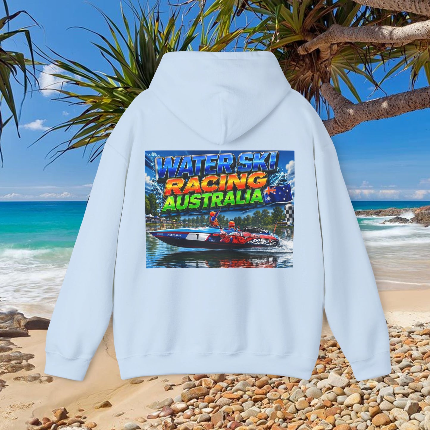 MERC FORCE Bad Lad Oz Ski Racing Australia Tribute Hoodie.