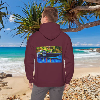 The Tribute Range - THE AXE -  Australian Water Ski Racing Hoodie. Bad Lad Oz has paid homage to the iconic THE AXE with our Tribute Collection
