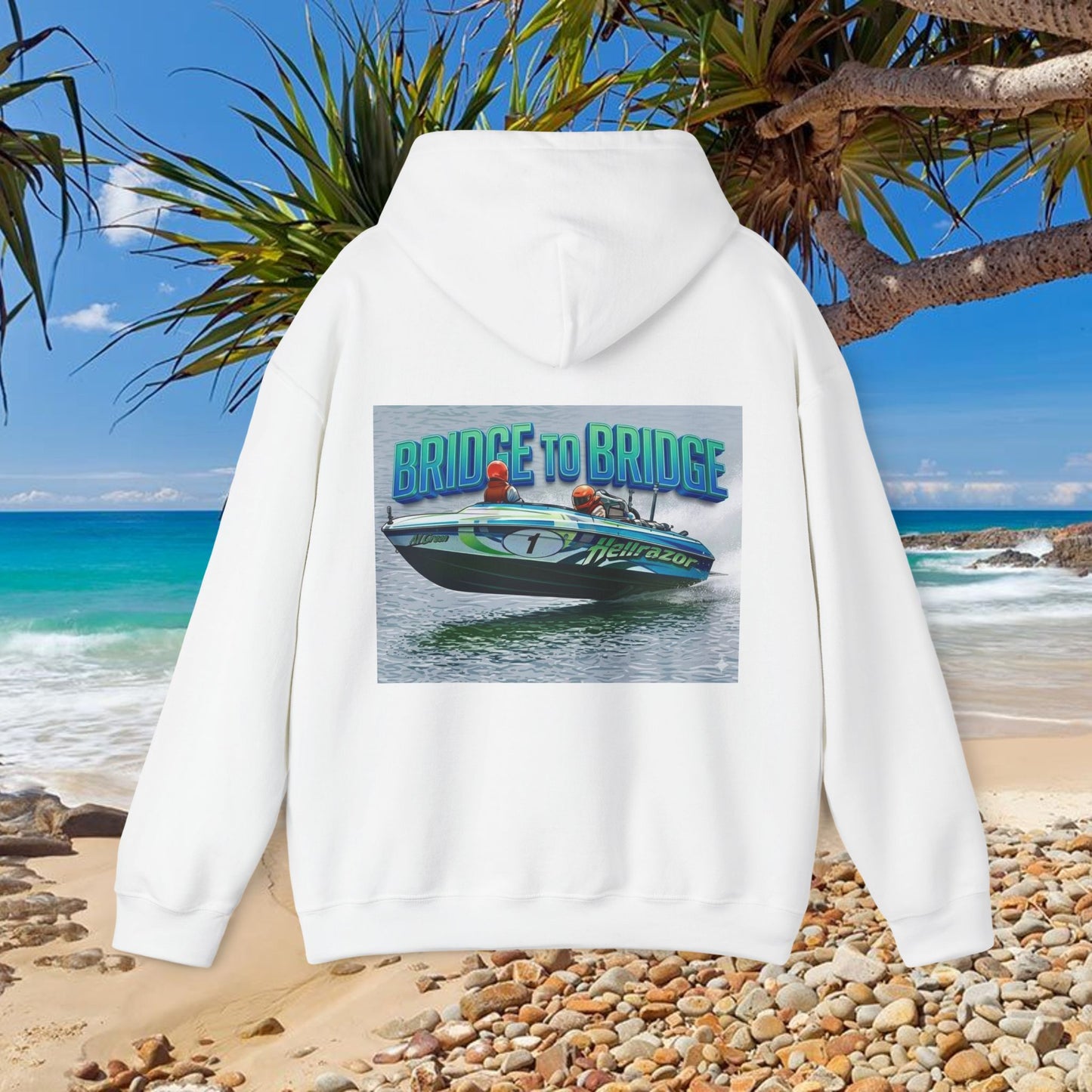 HELLRAZOR Bad Lad Oz Ski Racing Tribute Hoodie Aussie