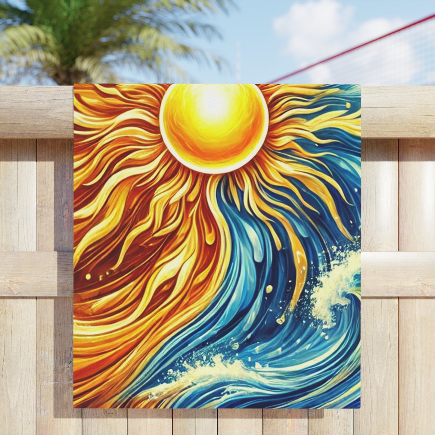 Beach Towel - Surf & Sun
