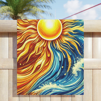 Beach Towel - Surf & Sun