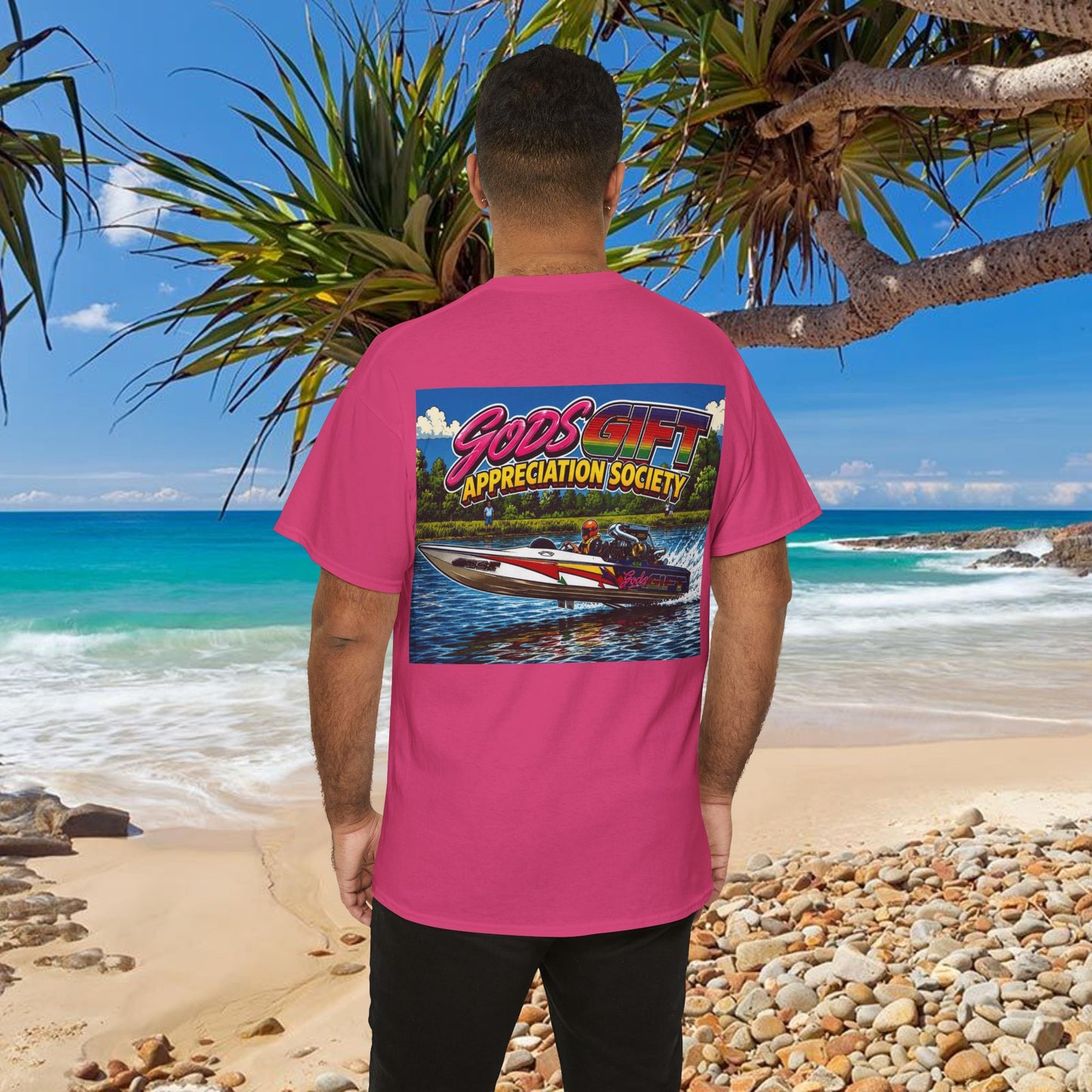 Gods Gift Appreciation Society - Tribute Range Australian Water Ski Racing Tee