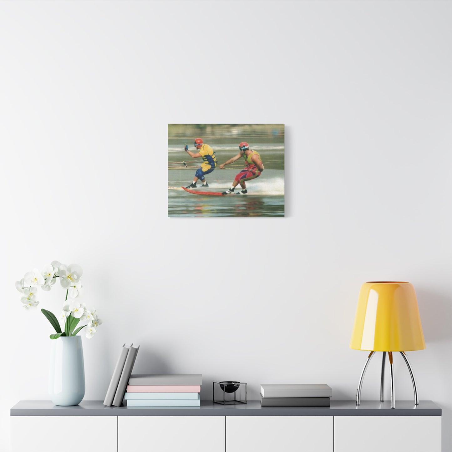 The Bird Water Skiing Canvas Wall Art