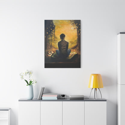 Hand Painted Canvas Wall Art Print - Serenity