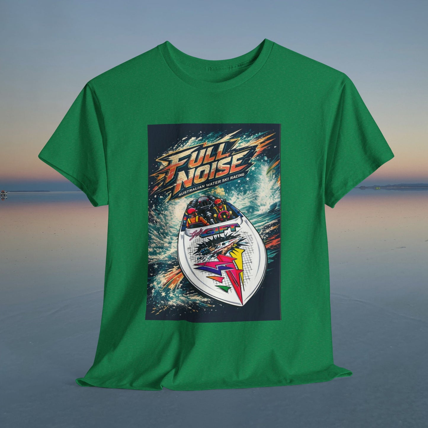 Gods Gift Australian Waterski Racing Boat Tribute Tee | Twin Turbo Old School Aussie Champion Game Changer