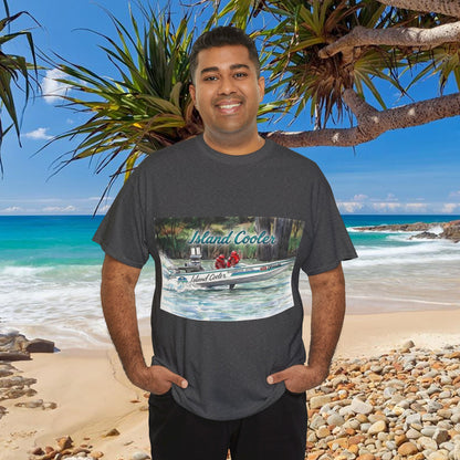ISLAND 🏝️ COOLER Australian Water Ski Racing Tribute Range T-shirt Celebrates the Original Kings of the Murray