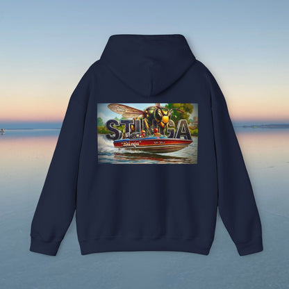 Copy of Copy of The Tribute Range - STINGA Australian Water Ski Racing Hoodie. Bad Lad Oz has paid homage to the iconic STINGA with our Tribute Collection