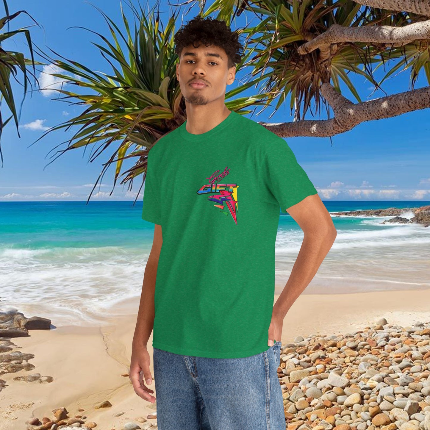 LIMITTED ADDITION Gods Gift Front & Back Waterski Racing Tribute Tee | Twin Turbo Old School Aussie Champion Game Changer
